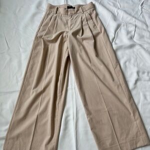 Banana Republic - Wide-Leg Flannel Trousers - O Petite